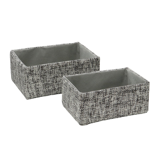 Urban Set of 2 Rectangular Paper Storage Baskets
