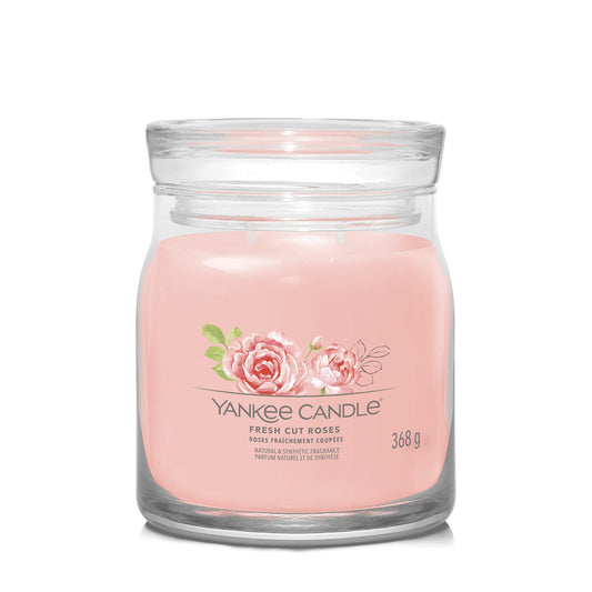 Yankee Candle Fresh Cut Roses Signature Medium Jar