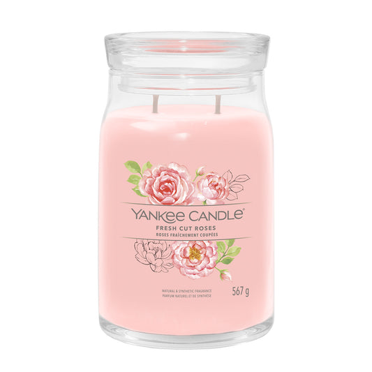 Yankee Candle Fresh Cut Roses Signature Large Jar