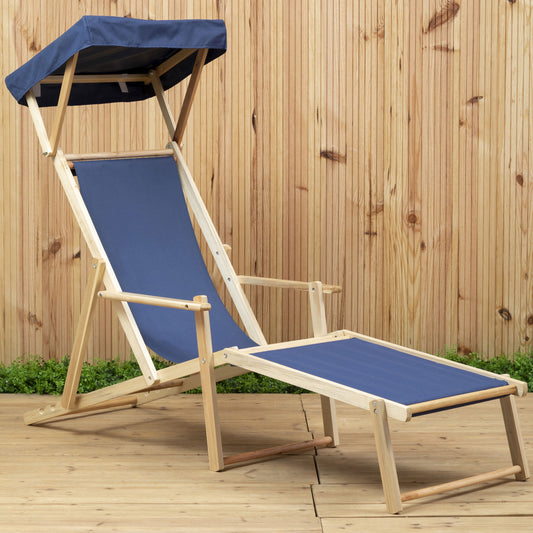 Beauport Blue Lounger