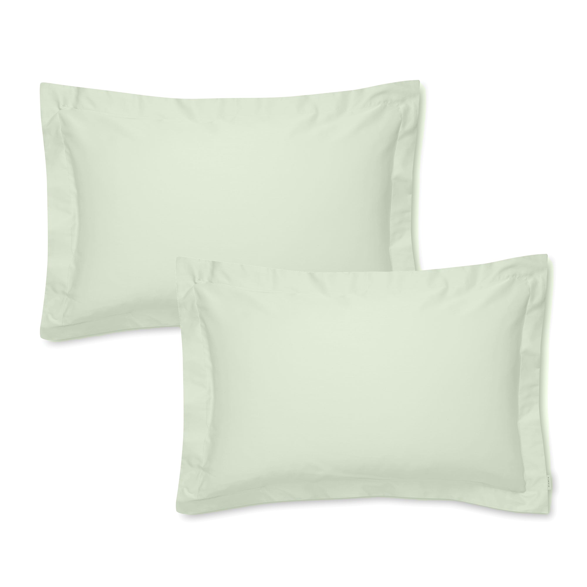 Bianca Green 400TC 100 Cotton Sateen Oxford Pillowcase Pair Julian Charles Home