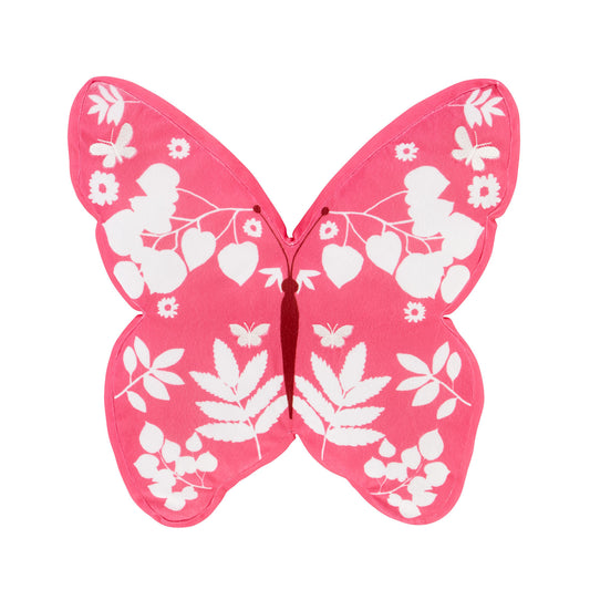 Catherine Lansfield Pink Butterfly 3D Shaped Cushion