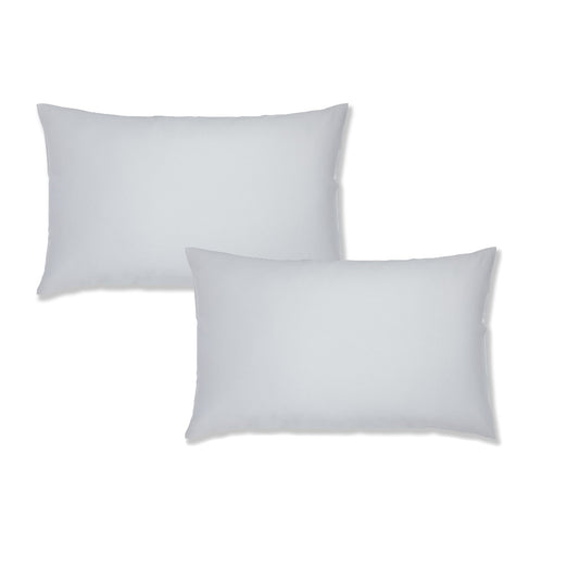 Bianca Grey 200TC 100% Cotton Percale Housewife Pillowcase Pair