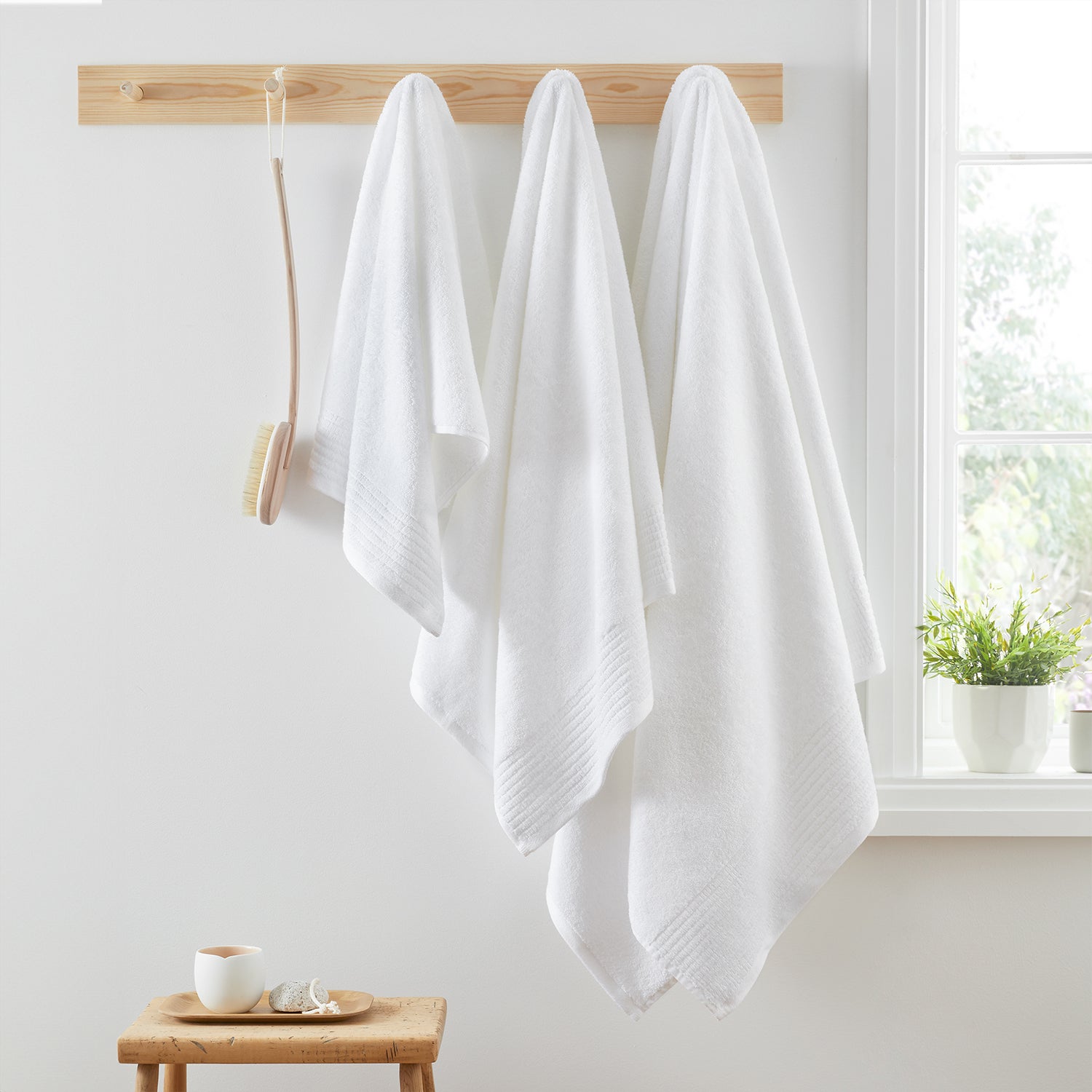 Bianca White Egyptian Cotton Towels Julian Charles Home