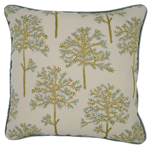 Amersham Duck Egg Blossom Cushion Cover (45cm x 45cm)