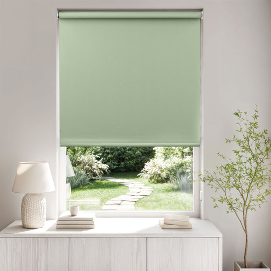 Sage Green Blackout Roller Blind