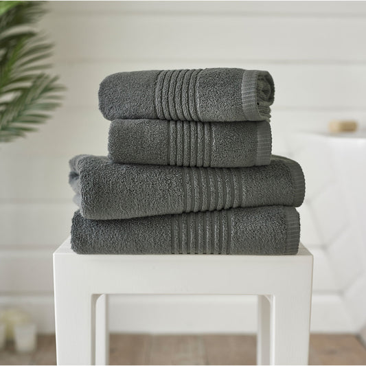 Deyongs Charcoal Quik Dri Cotton Towels