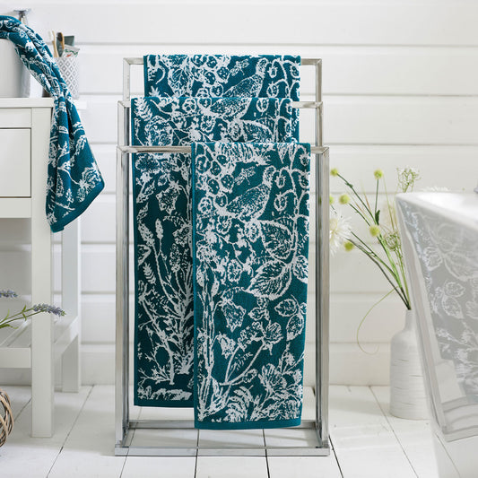 Deyongs Teal Secret Garden Towels
