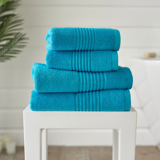 Deyongs Sapphire Blue Quik Dri Cotton Towels