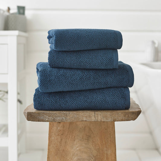 Deyongs Navy Blue Romeo Quik Dri Cotton Towels