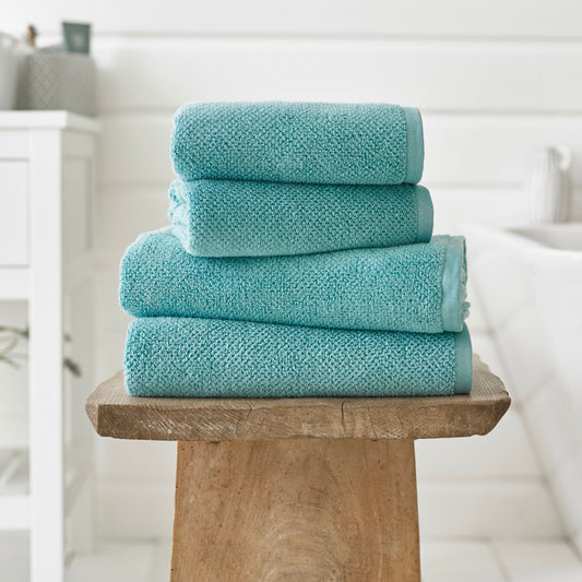 Deyongs Seafoam Green Romeo Quik Dri Cotton Towels