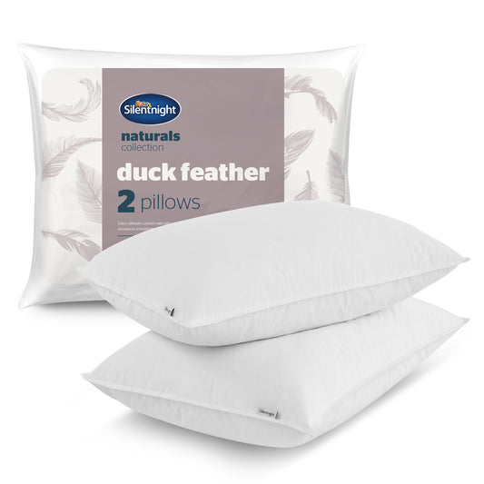 Silentnight Duck Feather Pillow Pair
