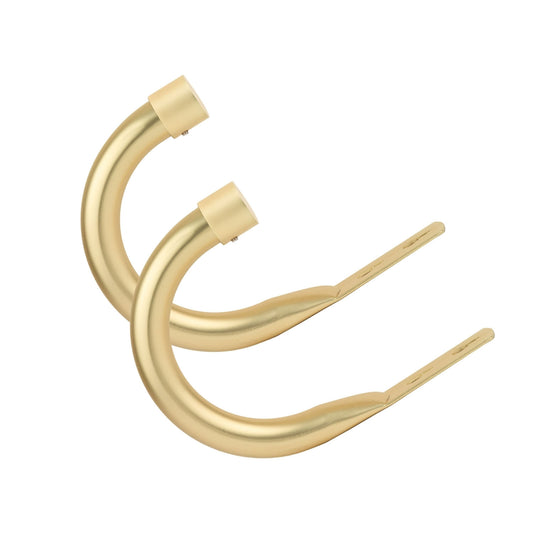 Full Stop Matt Gold Curtain Holdbacks (Pair)