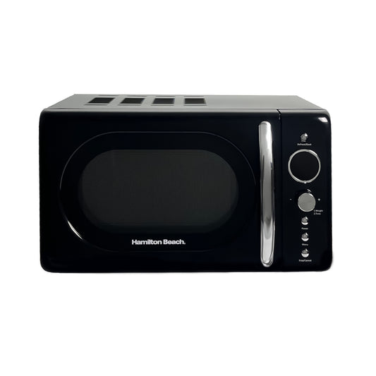 Hamilton Beach 20L 700W Black Retro Microwave