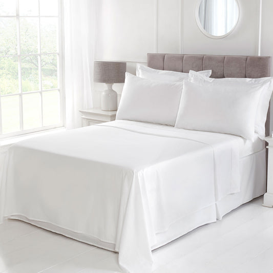 100% Cotton 180TC White Flat Sheet