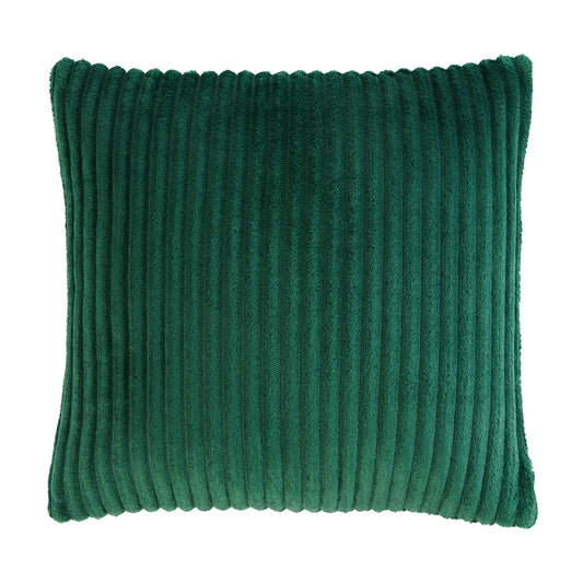 Harper Emerald Green Fleece Cushion (43cm x 43cm)