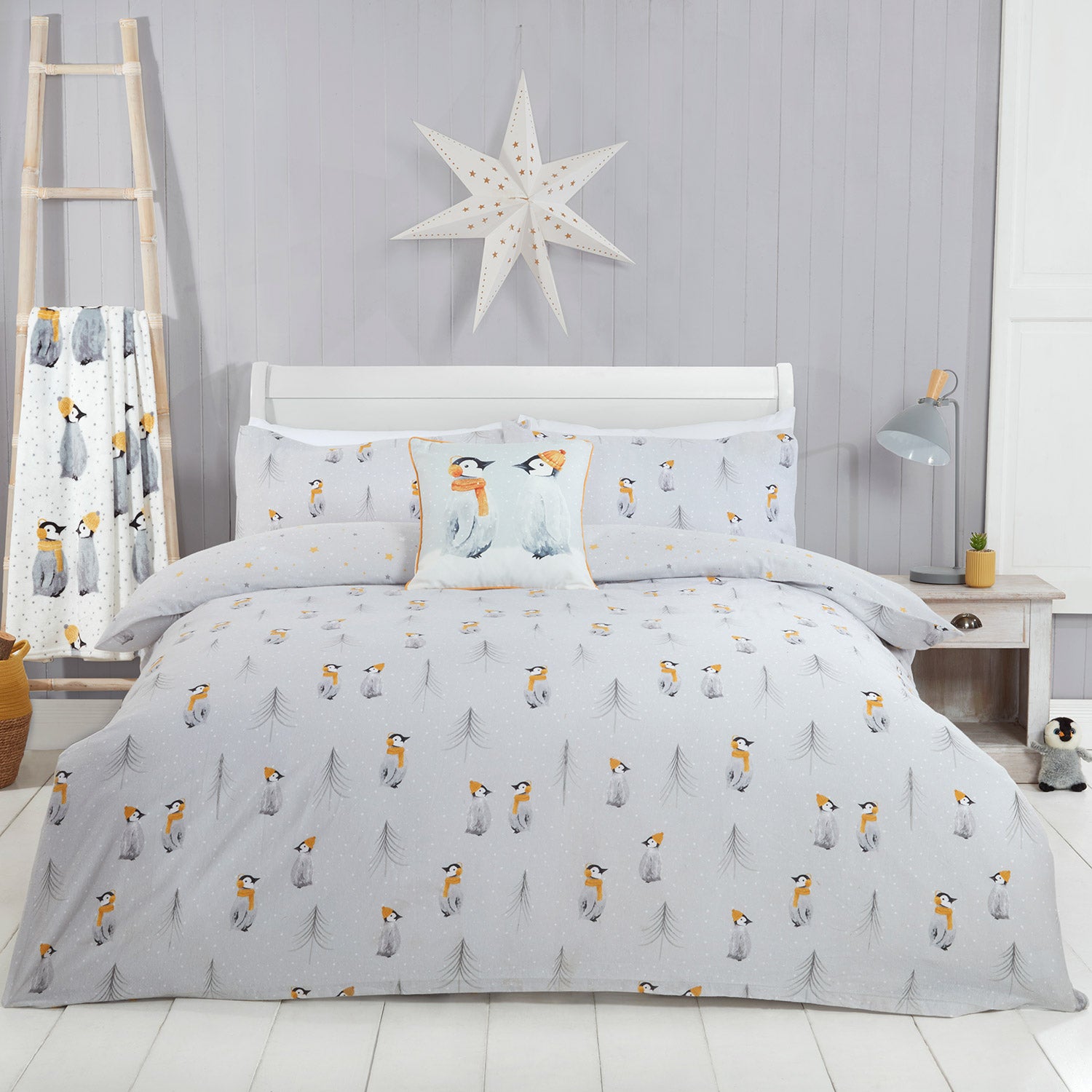 Children's brushed store cotton duvet set