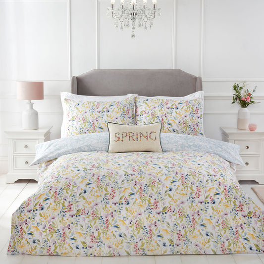 Spring Flowers Printed Duvet Set