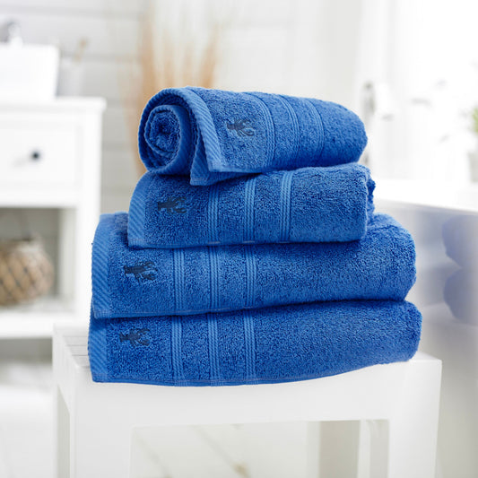 Lobster Creek Royal Blue Kaleidoscope Towels