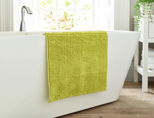 Lobster Creek Lime Green Kaleidoscope Noodle Bath Mat