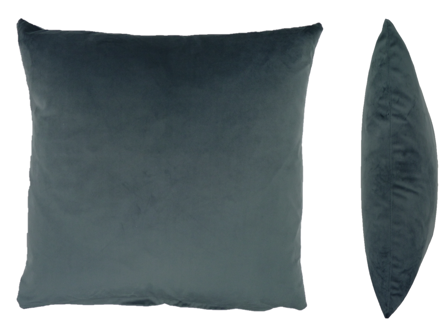 Opulence Petrol Blue Velvet Cushion (50cm x 50cm)