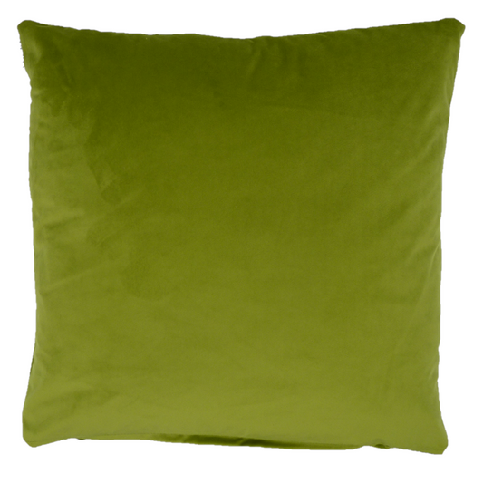 Opulence Sage Green Velvet Cushion (50cm x 50cm)