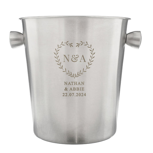 Personalised Botanical Ice Bucket