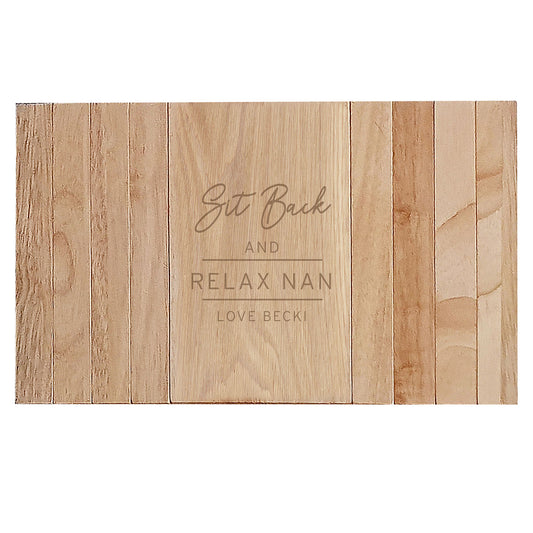 Personalised Wooden Sofa Tray