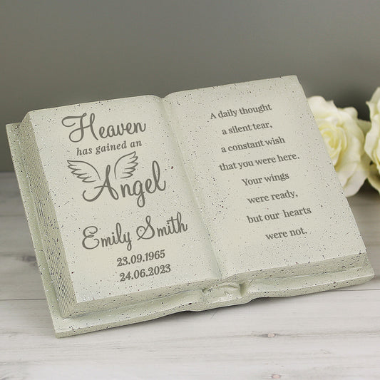 Personalised Memorial Book Ornament