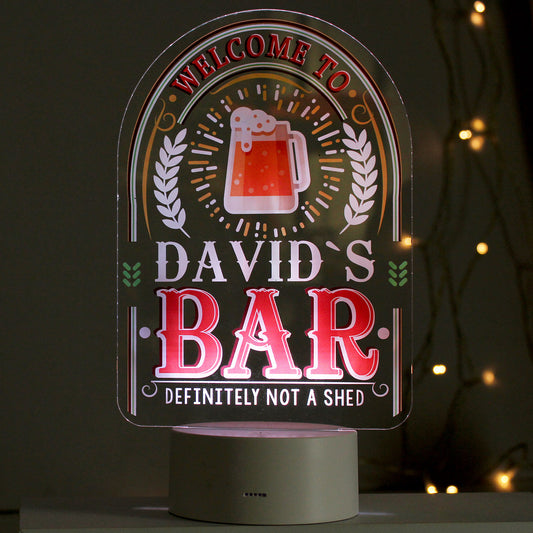 Personalised LED Bar Sign