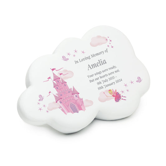 Personalised Castle Memorial Cloud