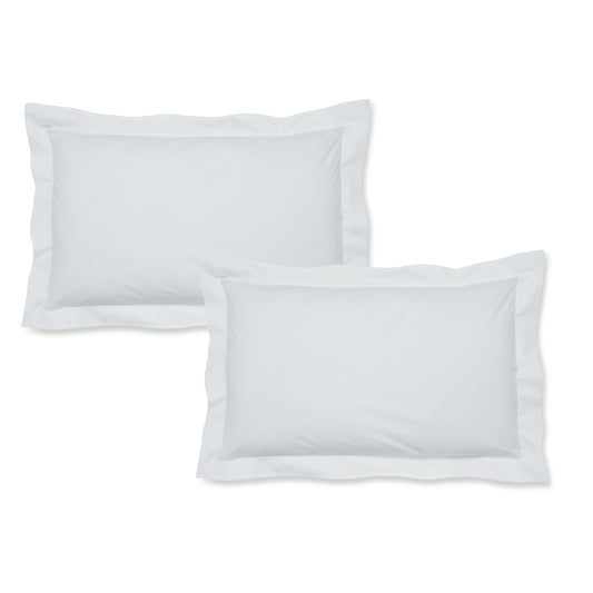 Catherine Lansfield White Easy Iron Percale Oxford Pillowcase Pair