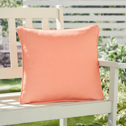 Orange Plain Dye Outdoor Cushion (43cm x 43cm)