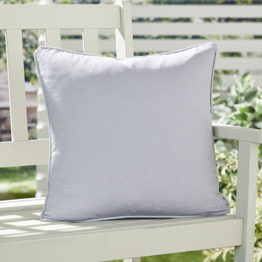 Silver Plain Dye Outdoor Cushion (43cm x 43cm)
