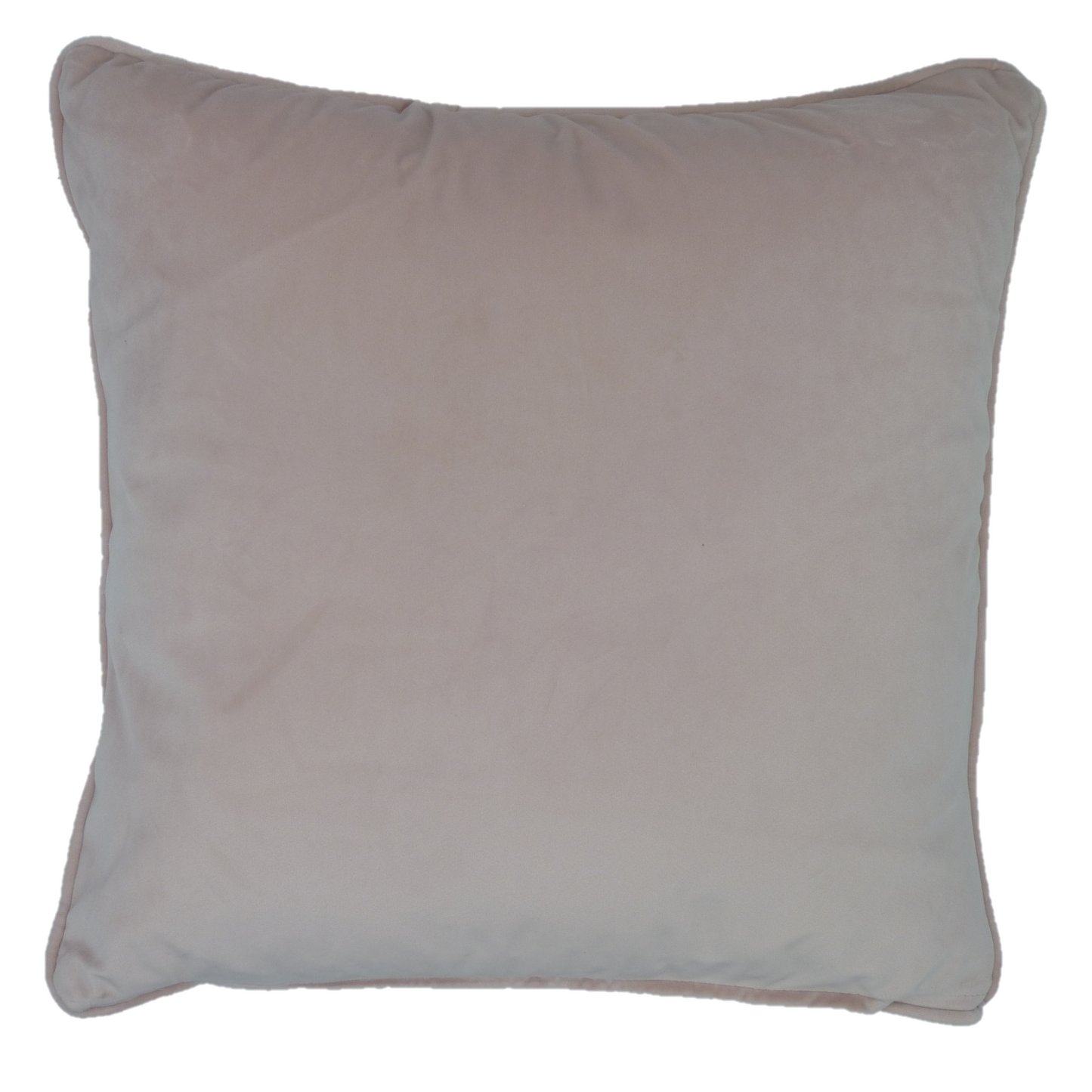 Polaris Blush Pink Textured weave Velvet Cushion (45cm x 45cm)