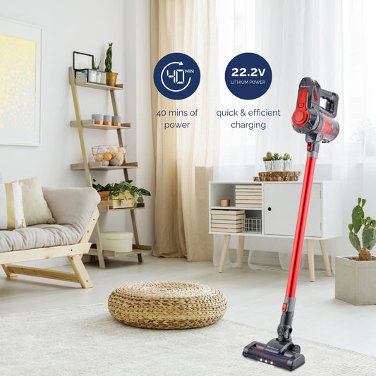 Rediffusion Turbo 2 in 1 Red Stick Vacuum Cleaner