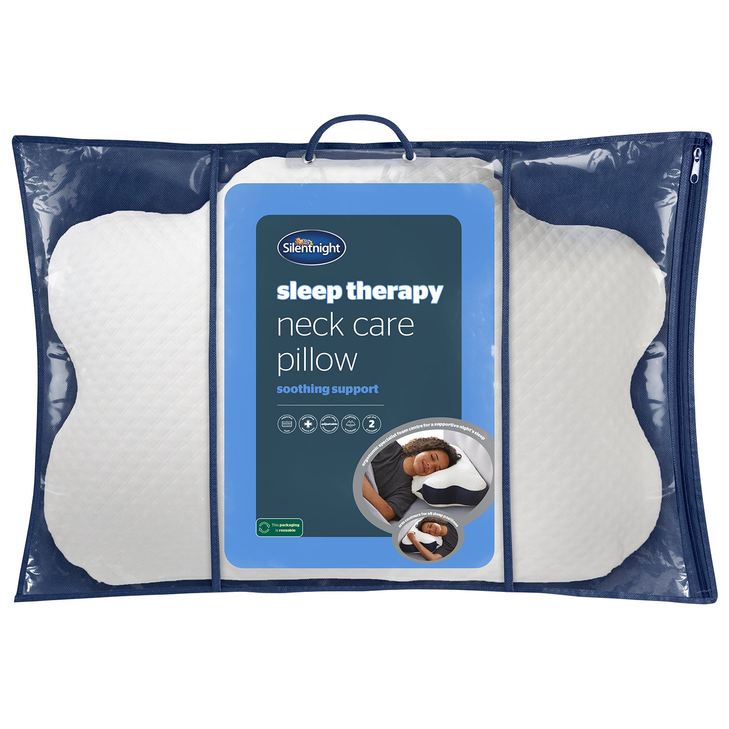 Silentnight Sleep Therapy Butterfly Pillow Julian Charles Home