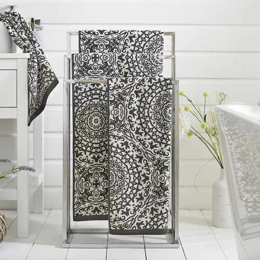 The Lyndon Company Lacy Connection Caviar Towels