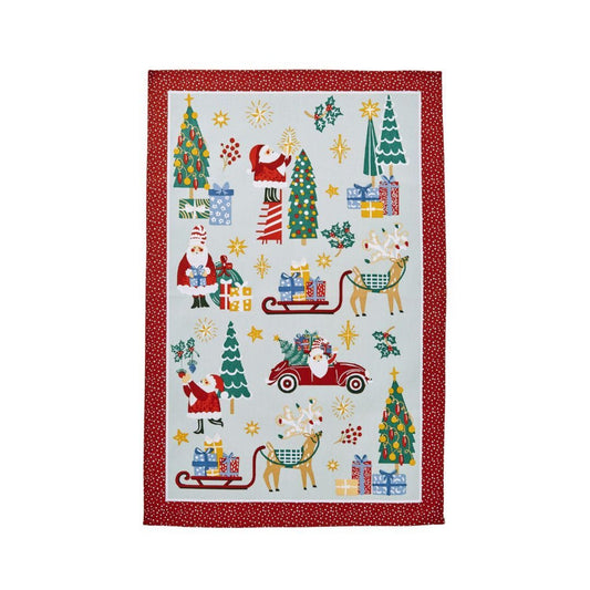 Tis The Season Multi Tea Towel Cotton