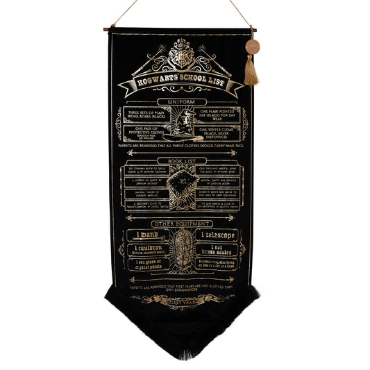 Harry Potter School List Alumni Hanging Banner