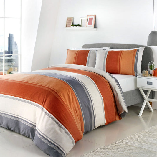 Betley Stripe Spice Duvet Set
