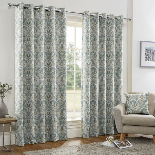 Tegola Duck Egg Made to Measure Curtains