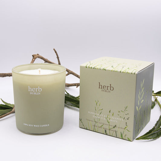 Herb Dublin Peppermint Eucalyptus and Lime Candle