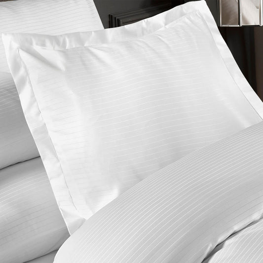 Grosvenor White 1000 Thread Count Pin Stripe Oxford Pillowcase