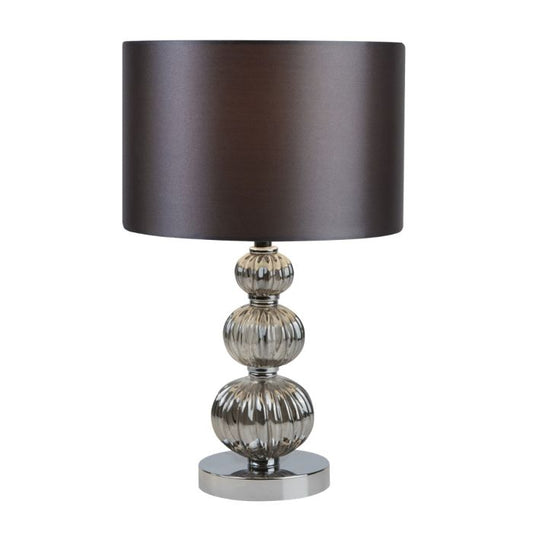 Chrome Glass Table Lamp
