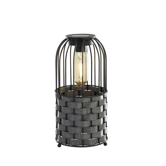 Small Rattan Solar Lantern