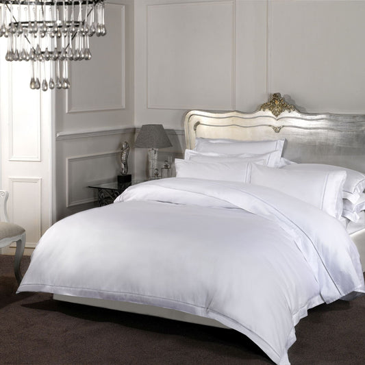White 1000 Thread Count 100% Cotton Duvet Cover