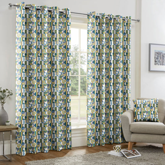 Napoli Green Made to Measure Curtains