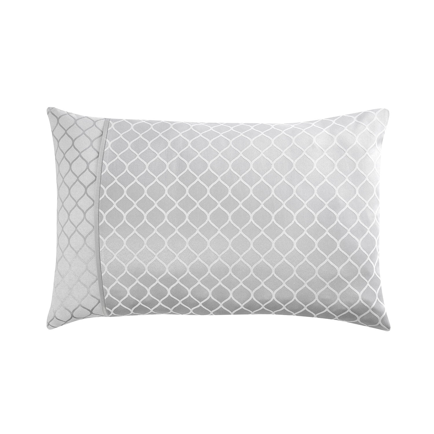 Othello Silver Jacquard Housewife Pillowcases (Pair) Julian Charles Home