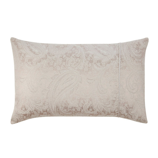 Paisley Natural Jacquard Housewife Pillowcases (Pair)